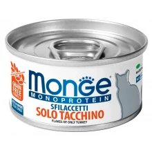 Monge Cat Monoprotein Solo Turkey - м'ясні пластівці Монже з індичкою для кішок