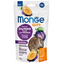 Monge Cat Gift Salmon Plum - ласощі Монже з лососем і сливою для кішок
