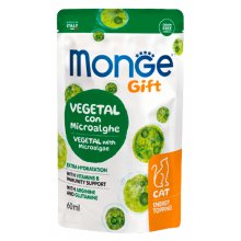 Monge Cat Gift Vegetal Microalgae - натуральный топпинг Монже с микроводорослями для кошек