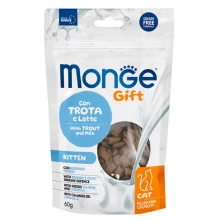 Monge Kitten Gift Trout Milk - подушечки Монже з фореллю та молоком для кошенят