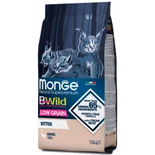 Monge Kitten Bwild Low Grain Goose - корм Монже з гускою для кошенят