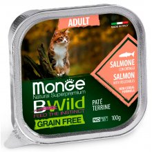 Monge Cat Bwild GF Salmon - паштет Монже с лососем для кошек
