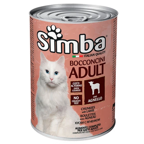 Monge Cat Simba Lamb - кусочки в соусе Монже с ягненком для кошек