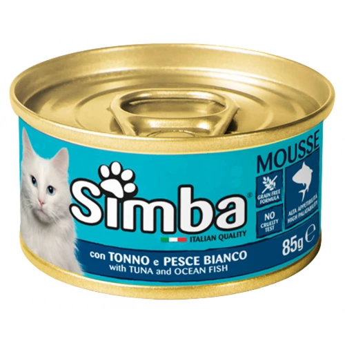 Monge Cat Simba Tuna Ocean Fish - мусс Монже с тунцом и океанической рыбой для кошек