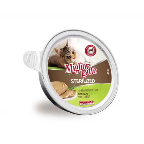 Morando MigliorGatto Sterilized - консервы Морандо с кроликом для стерилизованных кошек