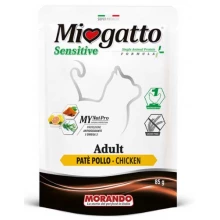 Morando MioGatto Sensitive Monoprotein - консервы Морандо с курицей для кошек