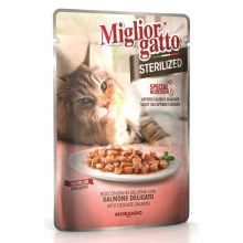 Morando Migliorgatto - консервы Морандо с лососем для стерилизованных кошек