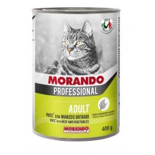 Morando Professional Adult Cat - паштет Морандо з яловичиною та овочами для кішок