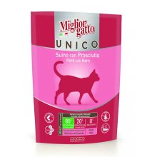 Morando MigliorGatto Unico only Ham - корм Морандо с прошутто для взрослых кошек