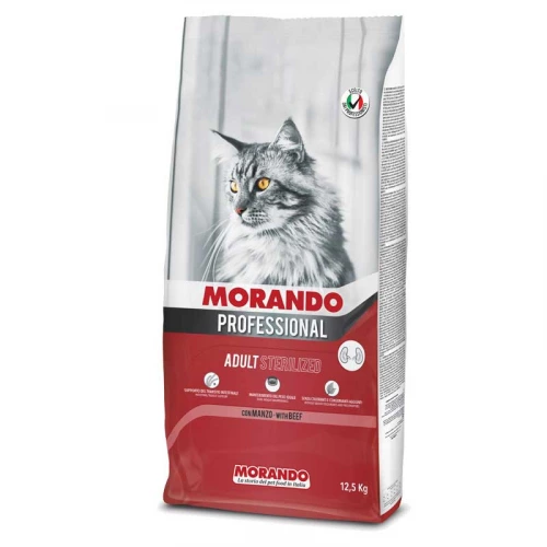 Morando Professional Sterilized - сухой корм Морандо с говядиной для стерилизованных кошек