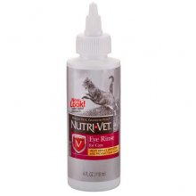 Nutri-Vet Eye RInse - глазные капли Нутри-Вет Чистые Глаза для кошек