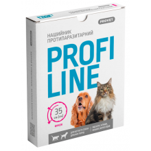 ProVet ProfiLine - ошейник ПроВет ПрофиЛайн против блох и клещей для собак и кошек, фуксия