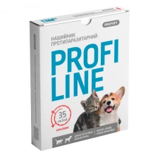 ProVet ProfiLine - ошейник ПроВет ПрофиЛайн против блох и клещей для собак и кошек, коралловый