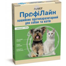 ProVet ProfiLine - ошейник ПроВет ПрофиЛайн против блох и клещей для собак и кошек, зеленый