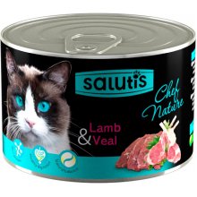 Salutis Chef Nature - м'ясний паштет Салютіс з ягням для кішок