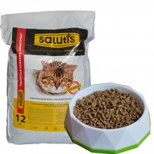 Salutis Cat - сухой корм Салютис с рыбой для кошек