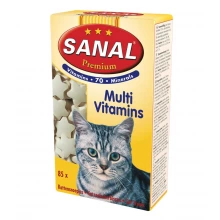 Sanal Cat Premium Multivitamins - мультивитаминное лакомство Санал Премиум