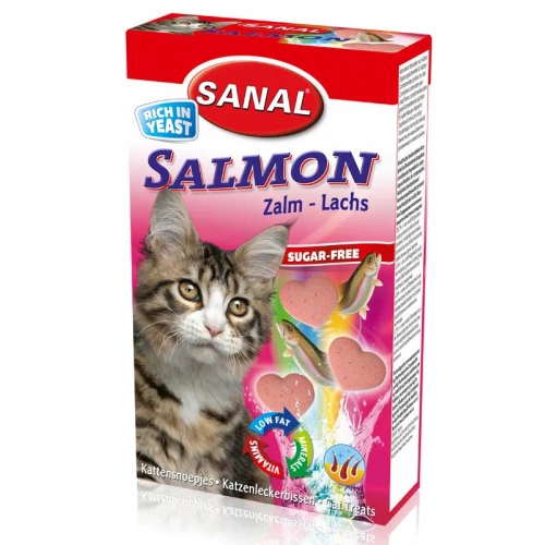 Sanal Salmon - мультивитаминное лакомство Санал со вкусом лосося