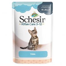 Schesir Tuna Kitten - корм Шезир с тунцом для котят, в паучах