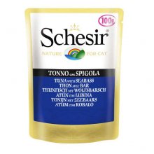 Schesir Tuna Seabass - консервы Шезир с тунцом, окунем и рисом, пауч