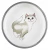 Trixie - керамическая миска Трикси  для короткомордых пород кошек белая с серым