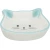 Trixie - керамічна миска Тріксі у формі котячої голови білий - синій