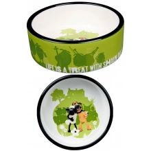Trixie Shaun the Sheep - зеленая керамическая миска Трикси для собак