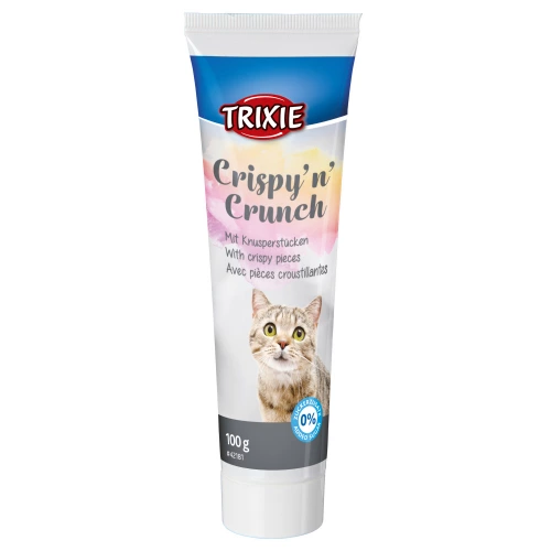 Trixie Crispy and Crunch paste - паста Трикси с хрустящими кусочками рыбки для кошек