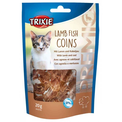 Trixie Premio Lamb Fish Coins - ласощі Тріксі з ягням і рибою для кішок