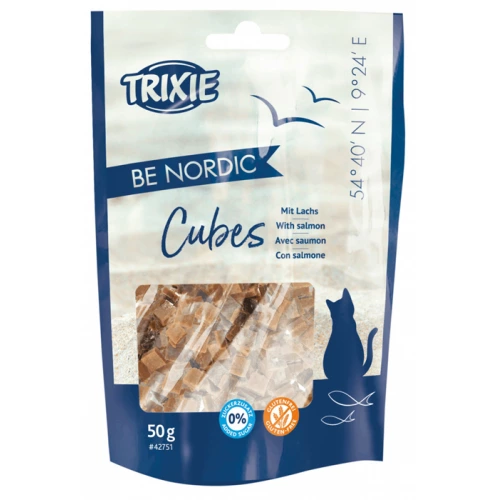 Trixie Be Nordic Salmon Cubes - лакомство Трикси кубики с лососем для кошек