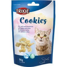 Trixie Cookies Cat - печиво у формі рибок Тріксі з лососем і котячою м'ятою для кішок