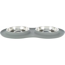 Trixie Bowl Set - двойная миска на подставке Трикси для собак и кошек