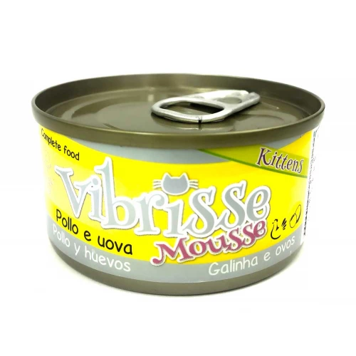 Vibrisse Kittens - консерви Вібріс курка і яєчний паштет для кошенят