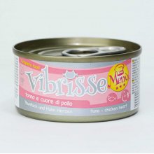 Vibrisse Menu - консерви Вібріс тунець з курячими сердечками