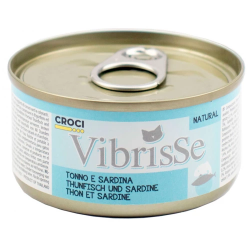 Vibrisse - консервы Вибриссе тунец и сардины для кошек