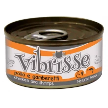 Vibrisse - консерви Вібріс курка і креветки для кішок