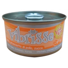 Vibrisse Menu - консерви Вібріс курка з шинкою в гарбузовому соусі