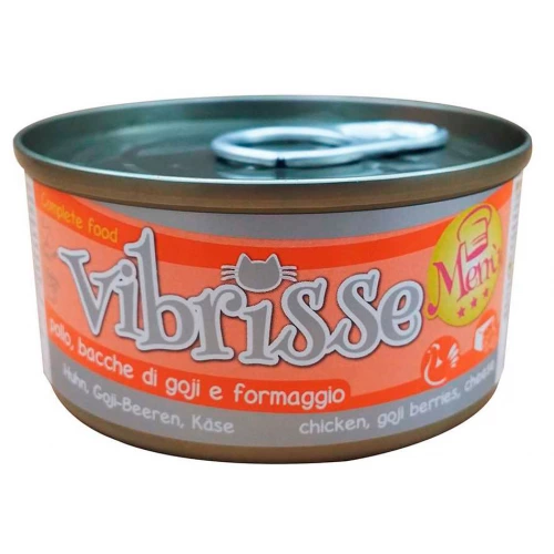 Vibrisse Menu - консервы Вибриссе курица с ягодами годже в сырном соусе