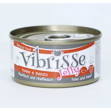Vibrisse Jelly - консерви Вібріс тунець і яловичина в желе для кішок