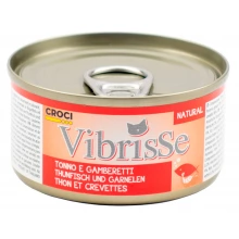 Vibrisse - консервы Вибриссе тунец и креветки для кошек
