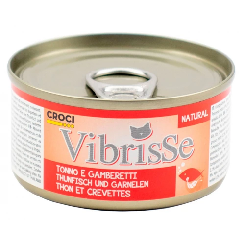 Vibrisse - консерви Вібріс тунець і креветки для кішок