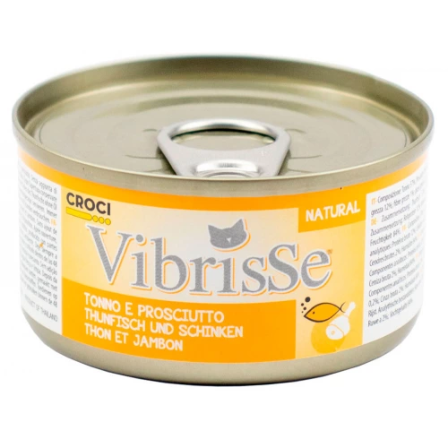 Vibrisse - консервы Вибриссе тунец и ветчина для кошек