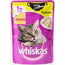 Whiskas - корм Вискас Крем-суп с курицей