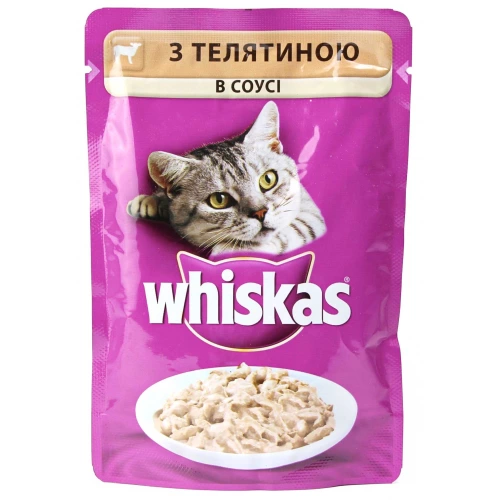 Whiskas - корм Віскас телятина в соусі