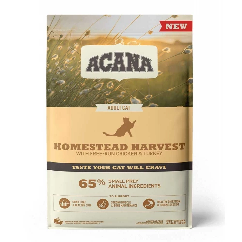 Acana Homestead Harvest Adult Cat - корм Акана Хомстед Харвест для кошек
