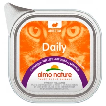 Almo Nature Daily Cat - консервы Альмо Натюр с кроликом для кошек