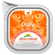 Almo Nature Daily Cat - консервы Альмо Натюр с лососем для кошек, ламистер