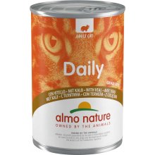 Almo Nature Daily Cat - консервы Альмо Натюр с телятиной для кошек