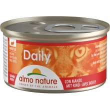 Almo Nature Daily Menu Cat - консервы Альмо Натюр кусочки с говядиной для кошек