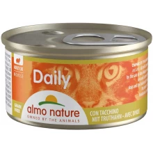 Almo Nature Daily Menu Cat - консервы Альмо Натюр мусс с индейкой для кошек